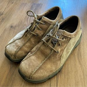 Columbia Mens Shoes Omni Grip Brown Suede Leather Size 9 Casual Tamac BM5036-44